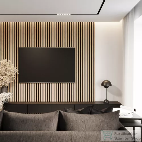 Sapho DELUXE akusztikus falpanel 2400x520x18mm, tölgy/fekete 54-240-11-86-12