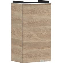   Hansgrohe XELU Q 34x24,5 cm-es 1 ajtós fali szekrény matt fehér fogantyúval,balos,természetes tölgy 54013700