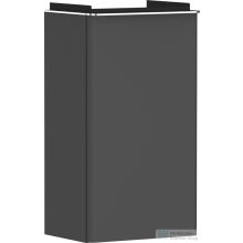   Hansgrohe XELU Q 34x24,5 cm-es 1 ajtós fali szekrény króm fogantyúval,jobbos,matt gyémántszürke 54016000