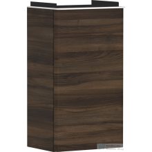   Hansgrohe XELU Q 34x24,5 cm-es 1 ajtós fali szekrény matt fehér fogantyúval,jobbos,sötét dió 54018700