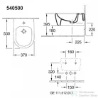 Villeroy & Boch Avento fali bidet 5405 00 01 ( 54050001 )