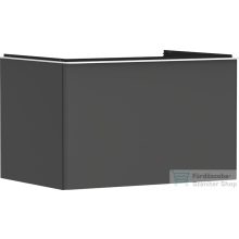   Hansgrohe XELU Q 78x57 cm-es 1 fiókos fali szekrény pulthoz,matt fehér fogantyúval,matt gyémántszürke 54055700