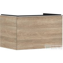   Hansgrohe XELU Q 78x57 cm-es 1 fiókos fali szekrény pulthoz,króm fogantyúval,természetes tölgy 54056000