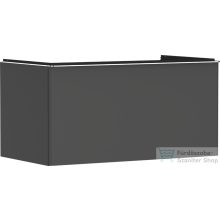   Hansgrohe XELU Q 98x57 cm-es 1 fiókos fali szekrény mosdópulthoz,króm fogantyúval,matt gyémántszürke 54059000