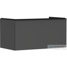   Hansgrohe XELU Q 98x57 cm-es 1 fiókos fali szekrény mosdópulthoz,matt fekete fogantyúval,matt gyémántszürke 54059670