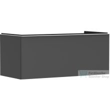   Hansgrohe XELU Q 118x57 cm-es 1 fiókos fali szekrény mosdópulthoz,matt fehér fogantyúval,matt gyémántszürke 54063700