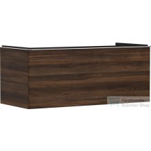   Hansgrohe XELU Q 118x57 cm-es 1 fiókos fali szekrény mosdópulthoz,króm fogantyúval,sötét dió 54065000