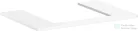 Hansgrohe Xelu Q 78x55 cm-es pult Xelu szekrényhez középső kivágással,fényes fehér 54094050