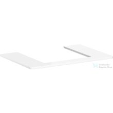   Hansgrohe Xelu Q 78x55 cm-es pult Xelu szekrényhez középső kivágással,fényes fehér 54094050