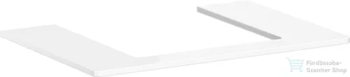 Hansgrohe Xelu Q 78x55 cm-es pult Xelu szekrényhez középső kivágással,fényes fehér 54094050