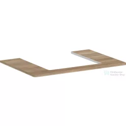   Hansgrohe Xelu Q 78x55 cm-es pult Xelu szekrényhez középső kivágással,természetes tölgy 54094230