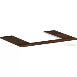   Hansgrohe Xelu Q 78x55 cm-es pult Xelu szekrényhez középső kivágással,sötét dió 54094630