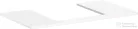 Hansgrohe Xelu Q 98x55 cm-es pult Xelu szekrényhez középső kivágással,fényes fehér 54095050