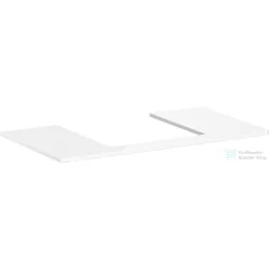   Hansgrohe Xelu Q 98x55 cm-es pult Xelu szekrényhez középső kivágással,fényes fehér 54095050