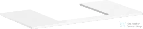 Hansgrohe Xelu Q 98x55 cm-es pult Xelu szekrényhez középső kivágással,fényes fehér 54095050
