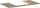 Hansgrohe Xelu Q 98x55 cm-es pult Xelu szekrényhez középső kivágással,természetes tölgy 54095230