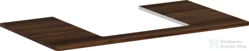 Hansgrohe Xelu Q 98x55 cm-es pult Xelu szekrényhez középső kivágással,sötét dió 54095630