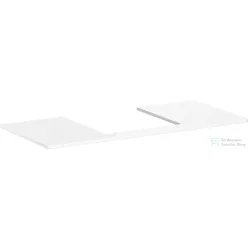   Hansgrohe Xelu Q 118x55 cm-es pult Xelu szekrényhez,50x48 cm-es mosdóhoz,középső kivágással,fényes fehér 54096050