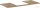 Hansgrohe Xelu Q 118x55 cm-es pult Xelu szekrényhez,50x48 cm-es mosdóhoz,középső kivágással,természetes tölgy 54096230