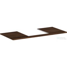   Hansgrohe Xelu Q 118x55 cm-es pult Xelu szekrényhez,50x48 cm-es mosdóhoz,középső kivágással,sötét dió 54096630