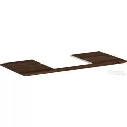   Hansgrohe Xelu Q 118x55 cm-es pult Xelu szekrényhez,50x48 cm-es mosdóhoz,középső kivágással,sötét dió 54096630