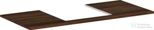 Hansgrohe Xelu Q 118x55 cm-es pult Xelu szekrényhez,50x48 cm-es mosdóhoz,középső kivágással,sötét dió 54096630
