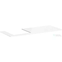   Hansgrohe Xelu Q 136x55 cm-es pult Xelu szekrényhez bal oldali kivágással,fényes fehér 54097050