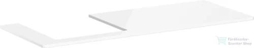 Hansgrohe Xelu Q 136x55 cm-es pult Xelu szekrényhez bal oldali kivágással,fényes fehér 54097050