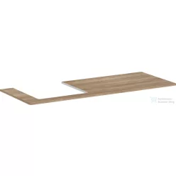   Hansgrohe Xelu Q 136x55 cm-es pult Xelu szekrényhez bal oldali kivágással,természetes tölgy 54097230