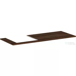   Hansgrohe Xelu Q 136x55 cm-es pult Xelu szekrényhez bal oldali kivágással,sötét dió 54097630