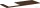 Hansgrohe Xelu Q 136x55 cm-es pult Xelu szekrényhez bal oldali kivágással,sötét dió 54097630