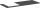 Hansgrohe Xelu Q 136x55 cm-es pult Xelu szekrényhez bal oldali kivágással,matt gyémántszürke 54097910