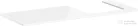 Hansgrohe Xelu Q 136x55 cm-es pult Xelu szekrényhez jobb oldali kivágással,fényes fehér 54098050