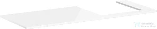 Hansgrohe Xelu Q 136x55 cm-es pult Xelu szekrényhez jobb oldali kivágással,fényes fehér 54098050