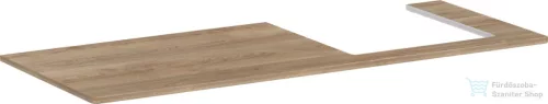 Hansgrohe Xelu Q 136x55 cm-es pult Xelu szekrényhez jobb oldali kivágással,természetes tölgy 54098230