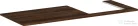 Hansgrohe Xelu Q 136x55 cm-es pult Xelu szekrényhez jobb oldali kivágással,sötét dió 54098630