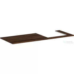   Hansgrohe Xelu Q 136x55 cm-es pult Xelu szekrényhez jobb oldali kivágással,sötét dió 54098630