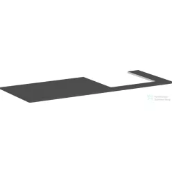   Hansgrohe Xelu Q 136x55 cm-es pult Xelu szekrényhez jobb oldali kivágással,matt gyémántszürke 54098910
