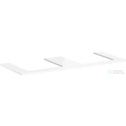   Hansgrohe Xelu Q 136x55 cm-es pult Xelu szekrényhez két kivágással,fényes fehér 54099050