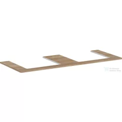   Hansgrohe Xelu Q 136x55 cm-es pult Xelu szekrényhez két kivágással,természetes tölgy 54099230