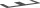 Hansgrohe Xelu Q 136x55 cm-es pult Xelu szekrényhez két kivágással,matt gyémántszürke 54099910