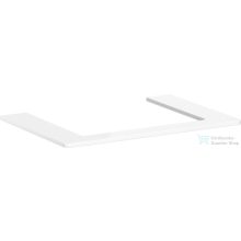   Hansgrohe Xelu Q 78x55 cm-es pult Xelu szekrényhez,középső kivágással,fényes fehér 54109050
