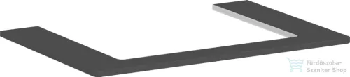 Hansgrohe Xelu Q 78x55 cm-es pult Xelu szekrényhez,középső kivágással,matt gyémántszürke 54109910