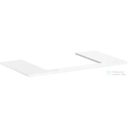   Hansgrohe Xelu Q 98x55 cm-es pult Xelu szekrényhez,középső kivágással,fényes fehér 54110050
