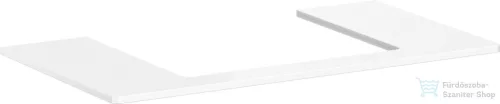 Hansgrohe Xelu Q 98x55 cm-es pult Xelu szekrényhez,középső kivágással,fényes fehér 54110050