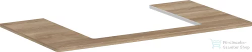 Hansgrohe Xelu Q 98x55 cm-es pult Xelu szekrényhez,középső kivágással,természetes tölgy 54110230