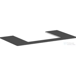   Hansgrohe Xelu Q 98x55 cm-es pult Xelu szekrényhez,középső kivágással,matt gyémántszürke 54110910