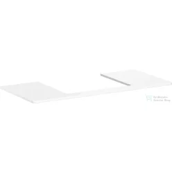   Hansgrohe Xelu Q 118x55 cm-es pult Xelu szekrényhez,60x48 cm-es mosdóhoz,középső kivágással,fényes fehér 54111050