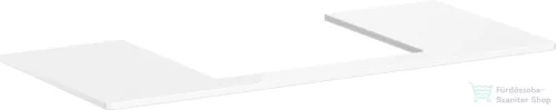 Hansgrohe Xelu Q 118x55 cm-es pult Xelu szekrényhez,60x48 cm-es mosdóhoz,középső kivágással,fényes fehér 54111050