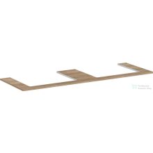   Hansgrohe Xelu Q 156x55 cm-es pult Xelu szekrényhez két kivágással,természetes tölgy 54112230